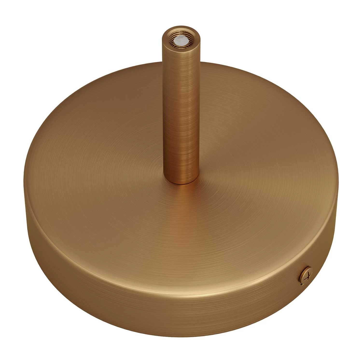 Classic Round Metal Ceiling Canopy Kit - With 2.75" Long Strain Relief