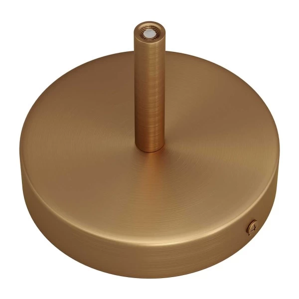 Classic Round Metal Ceiling Canopy Kit - With 2.75" Long Strain Relief