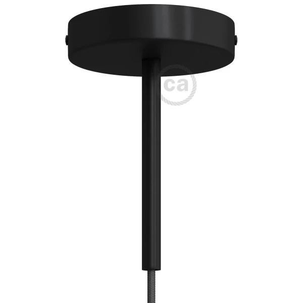 Classic Round Metal Ceiling Canopy Kit - With 5.9" Long Strain Relief