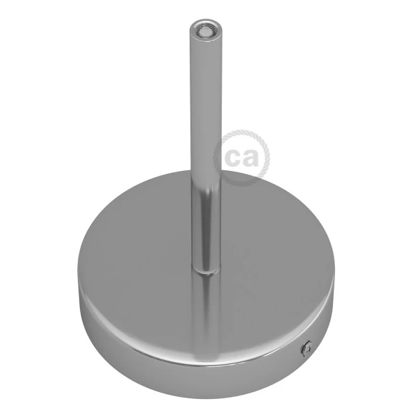 Classic Round Metal Ceiling Canopy Kit - With 5.9" Long Strain Relief