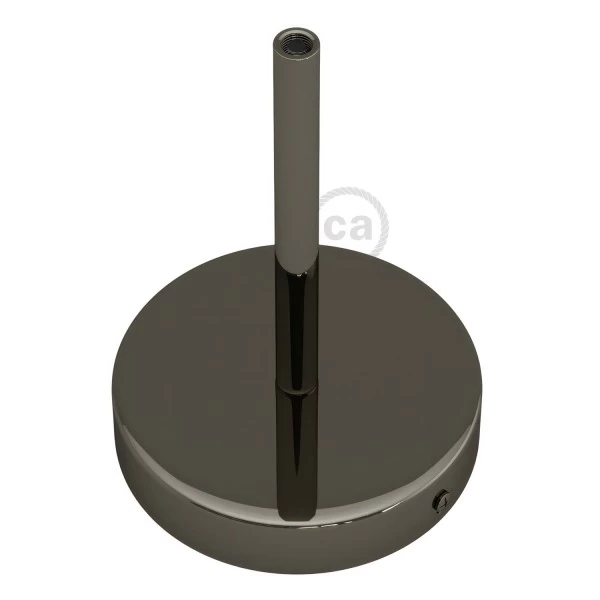 Classic Round Metal Ceiling Canopy Kit - With 5.9" Long Strain Relief