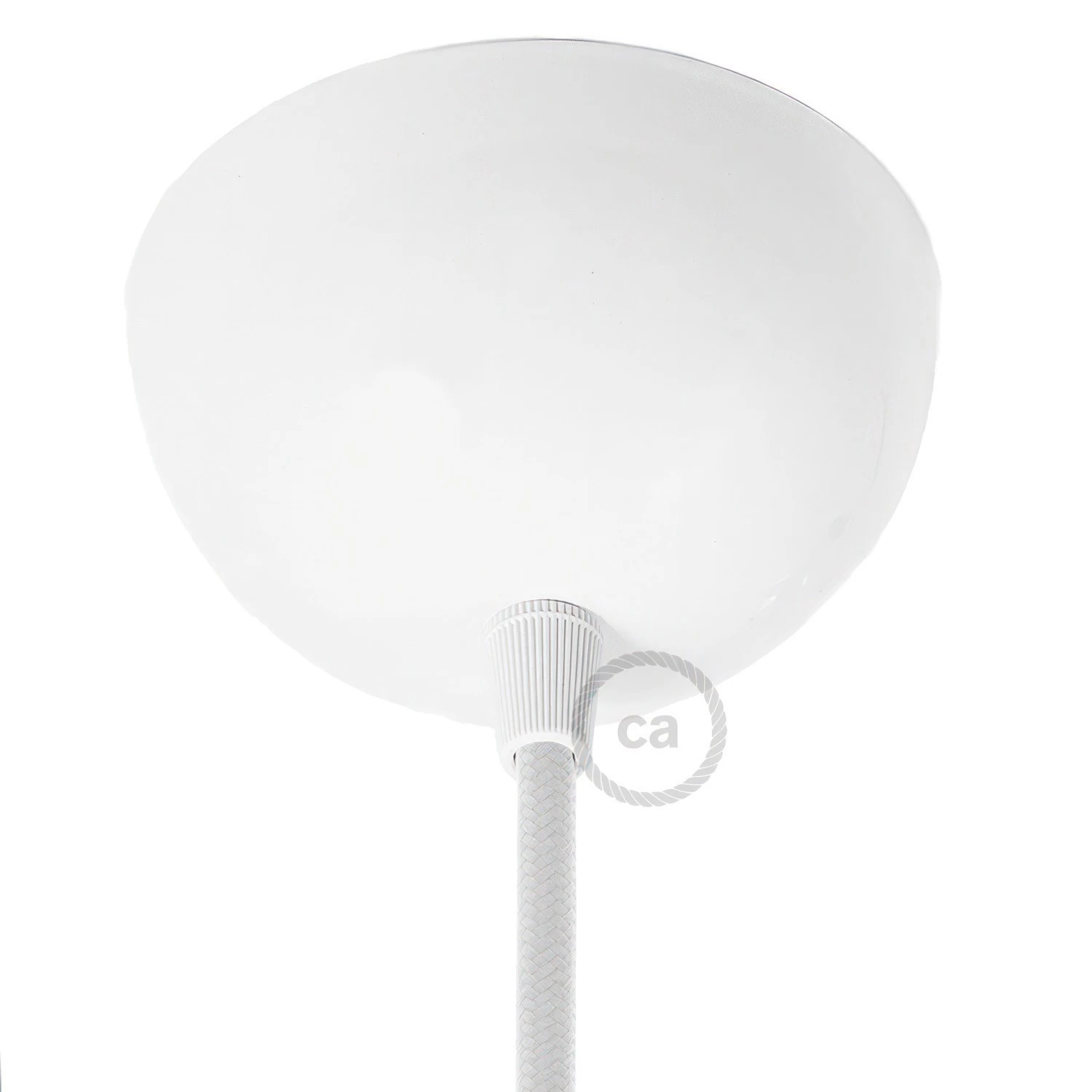 Dome Metal Ceiling Canopy Kit - Orange