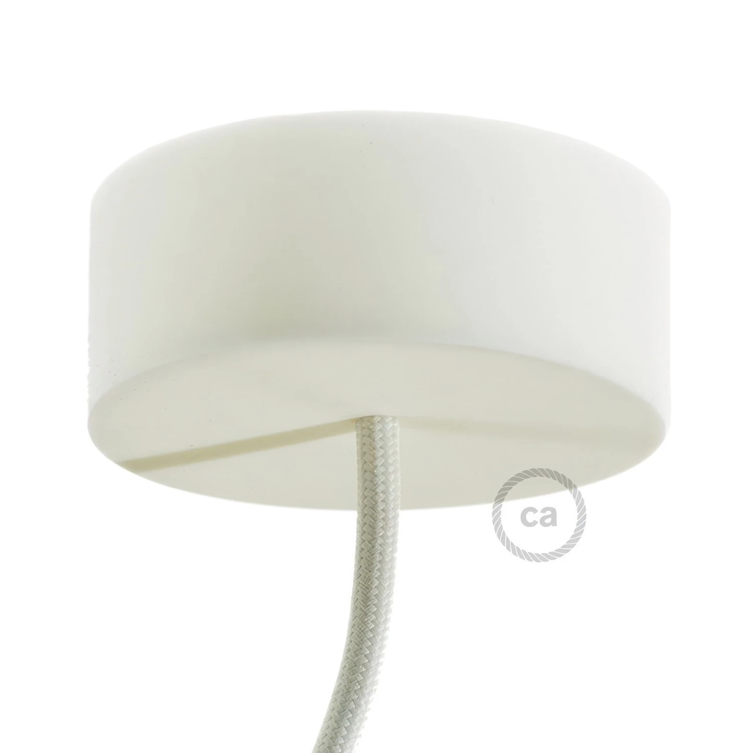 Silicone ceiling canopy kit - White