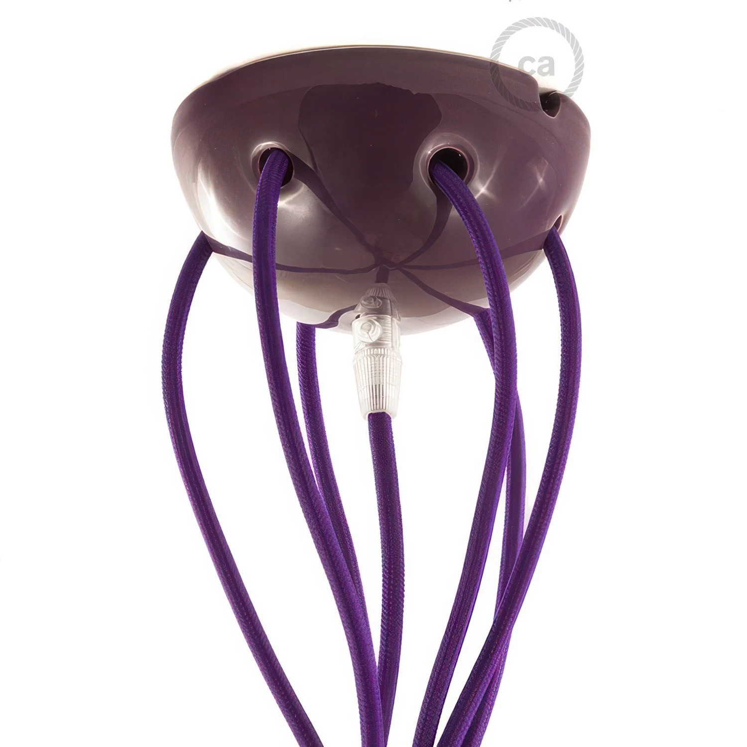 Ceramic 7-hole ceiling canopy kit - Purple