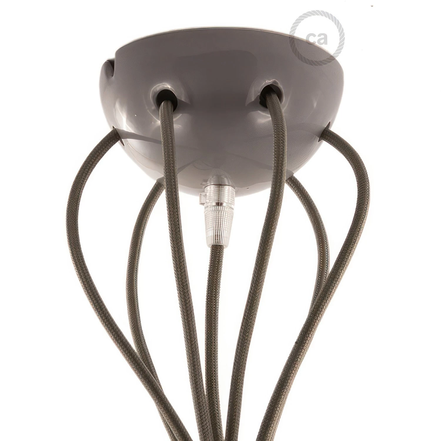 Ceramic 7-hole ceiling canopy kit - Grey