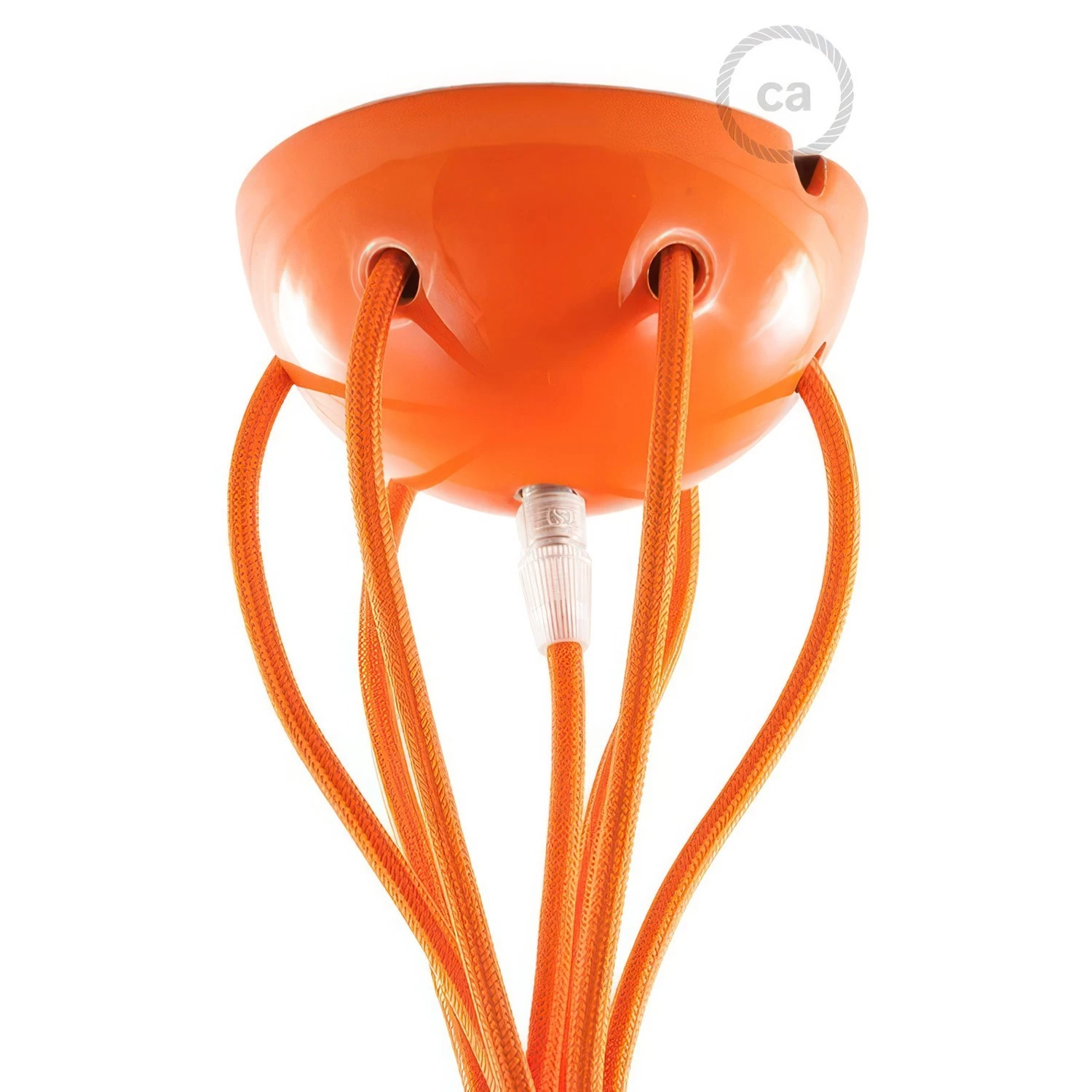 Ceramic 7-hole ceiling canopy kit - Orange