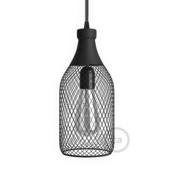 Jéroboam Bottle Mesh Cage Pendant Shade | Unique Design