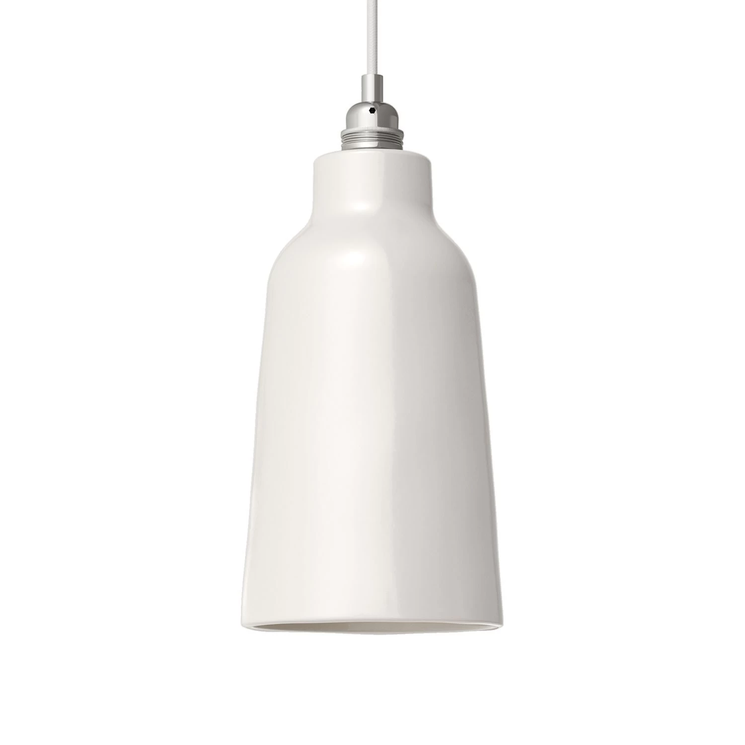 The Materia Collection | Tall Pendant Lamp Shade | Sleek Finish