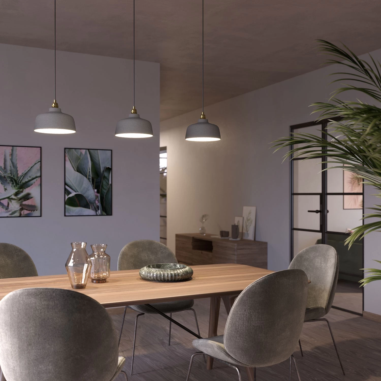 The Materia Collection | Bowl Pendant Lamp Shade | Designer Look