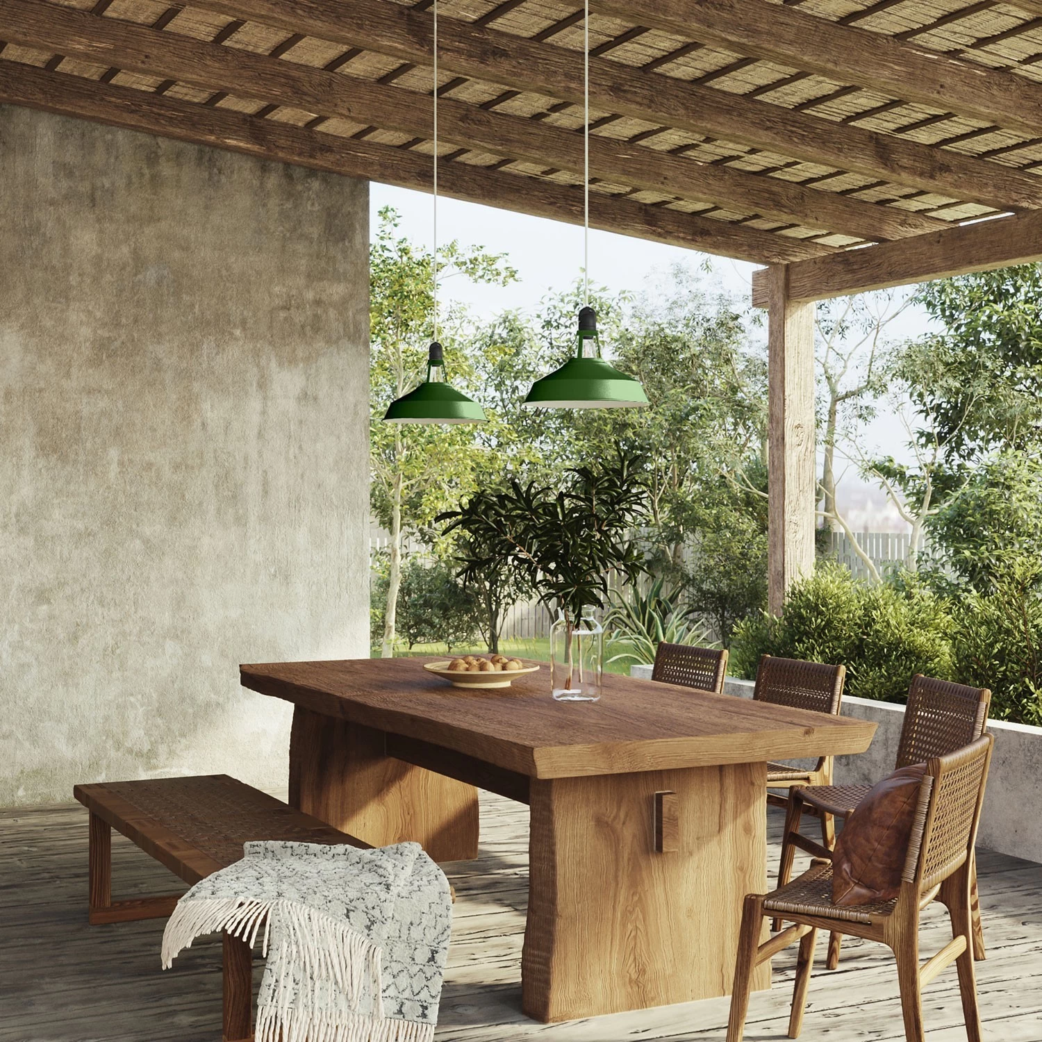 Harbour Metal Pendant Lamp Shade | Enamel Finish | 14.96 Inches