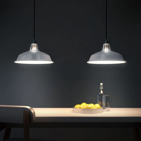 Harbour Metal Pendant Lamp Shade | Enamel Finish | 14.96 Inches