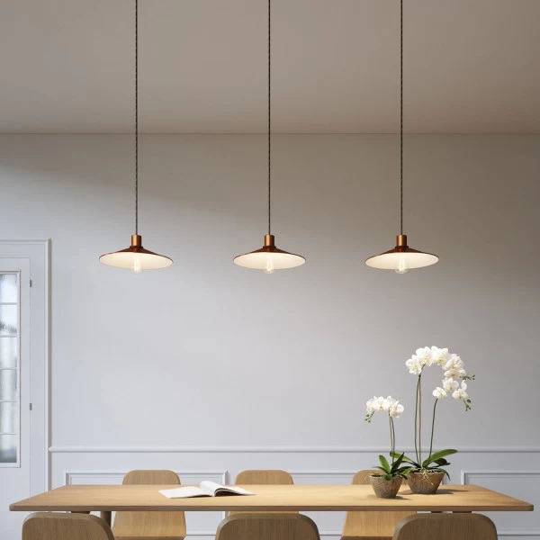 Swing Metal Lamp Shade with Polished Finish & E26 Socket