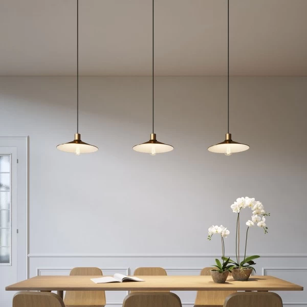 Swing Metal Lamp Shade with Polished Finish & E26 Socket