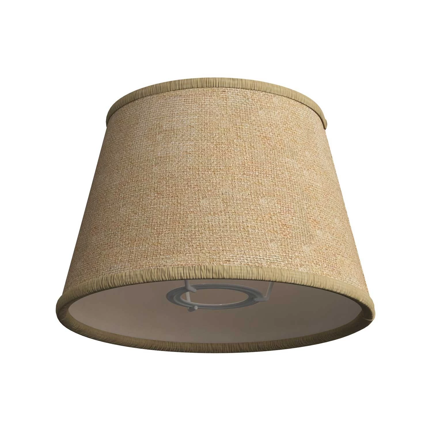 Impero Fabric Table Lamp Shade | E26 Socket | Made in Italy - Natural Jute