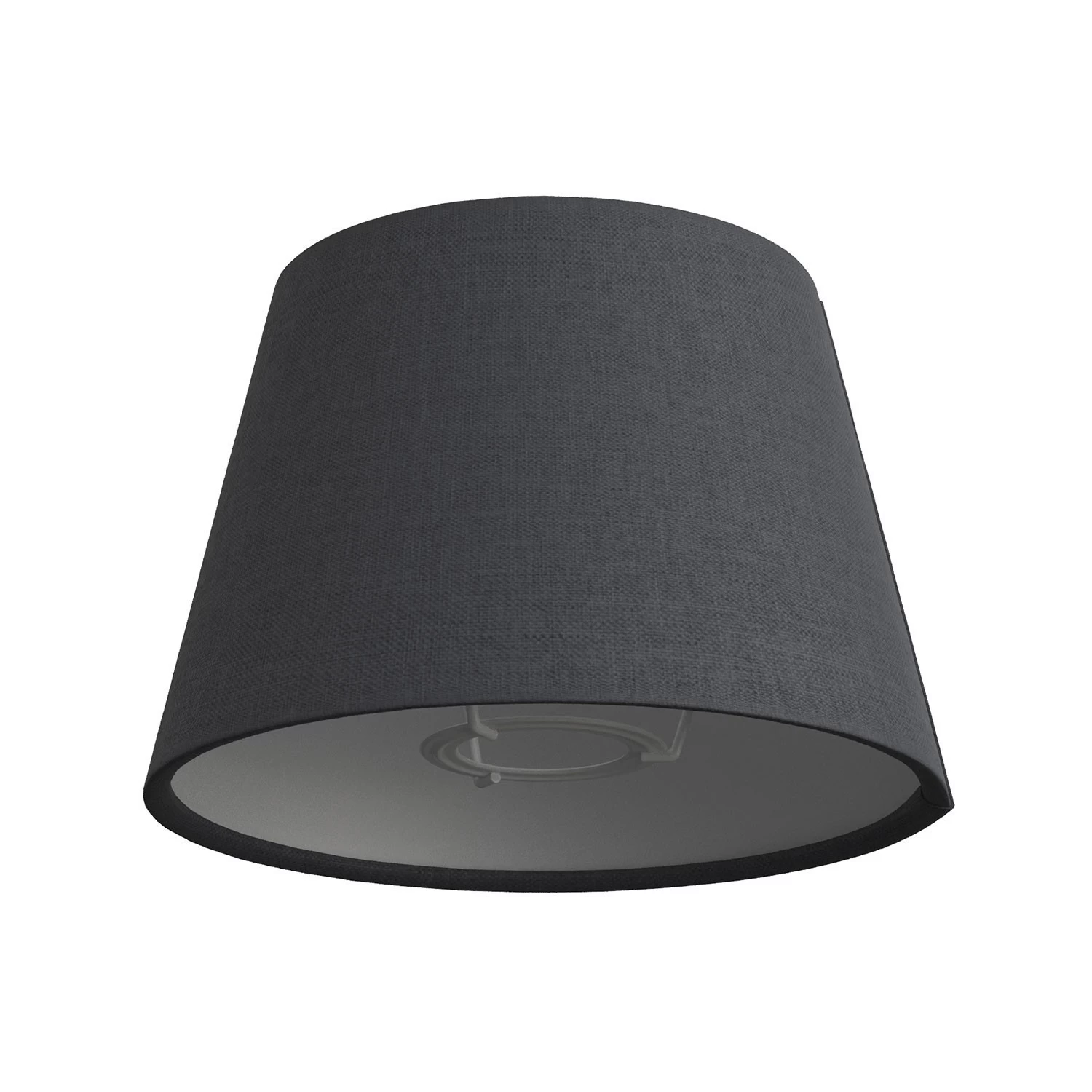 Impero Fabric Table Lamp Shade | E26 Socket | Made in Italy - Canvas Anthracite