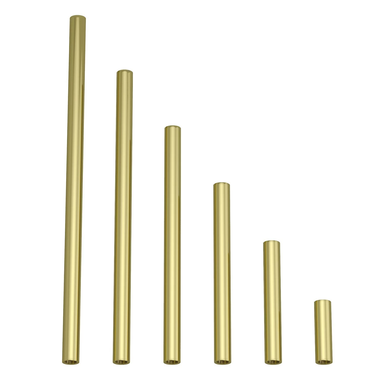 Metal Extension Tubes - Lamp Parts - Brass