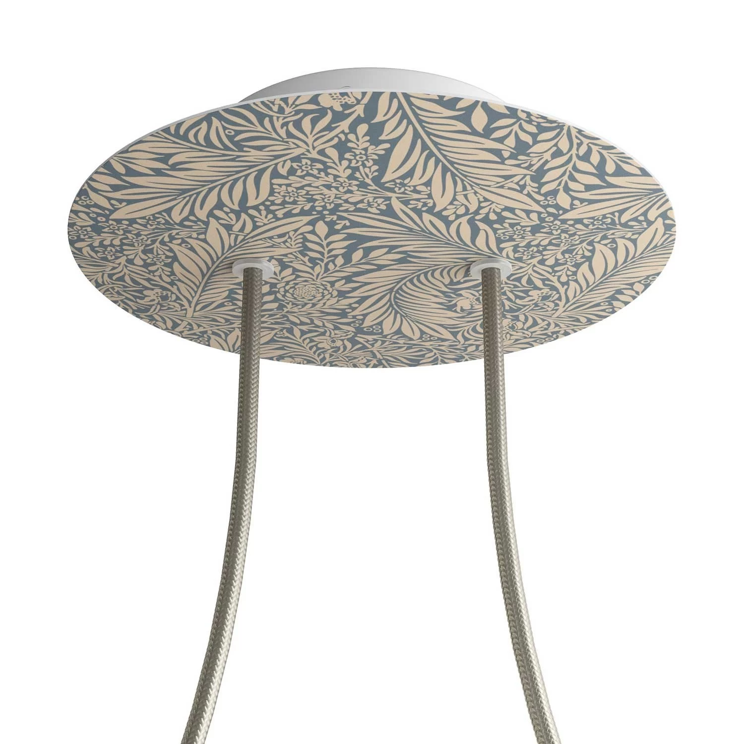 2 Holes - LARGE Round Ceiling Canopy Kit - Rose One System - PROMO - Damasco