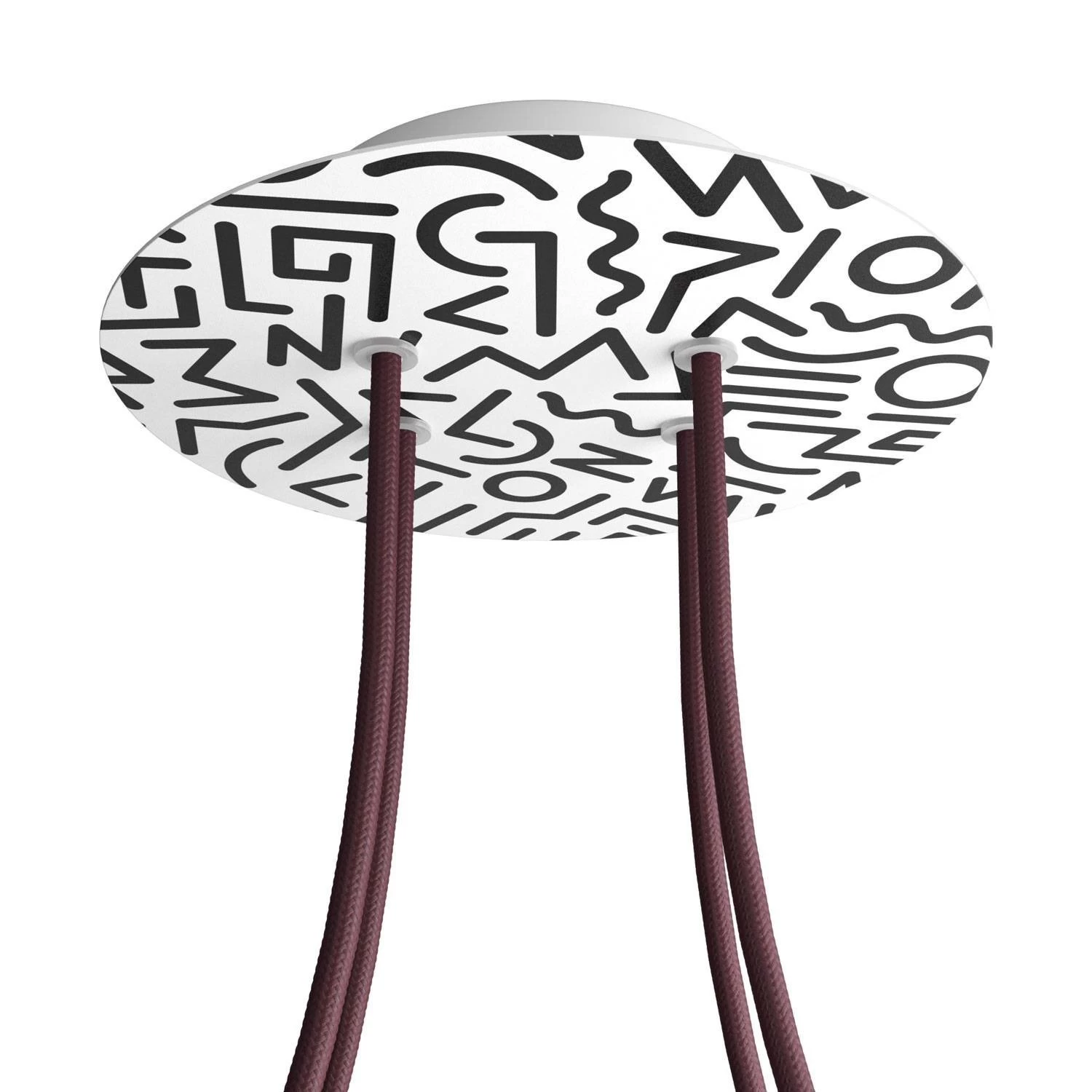 4 Holes - LARGE Round Ceiling Canopy Kit - Rose One System - PROMO - Street Art