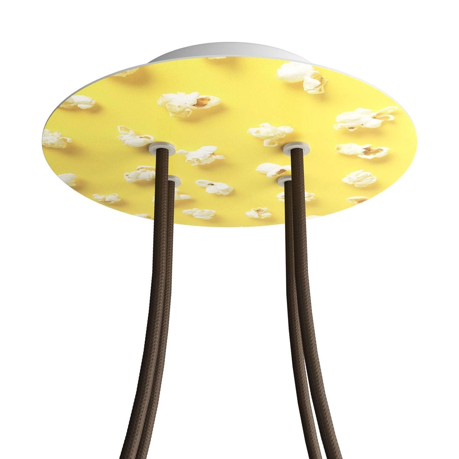 4 Holes - LARGE Round Ceiling Canopy Kit - Rose One System - PROMO - Pop-Corn