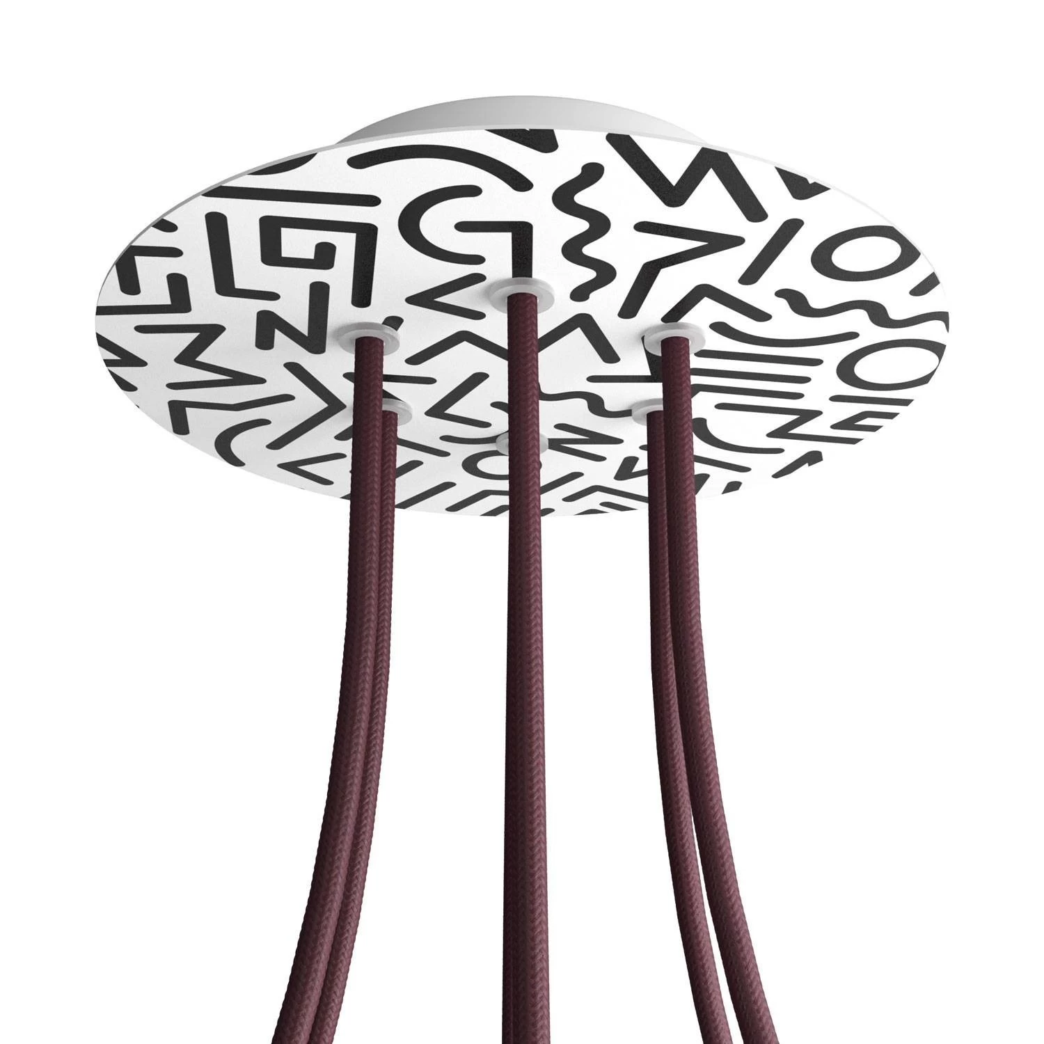 6 Holes - LARGE Round Ceiling Canopy Kit - Rose One System - PROMO - Street Art