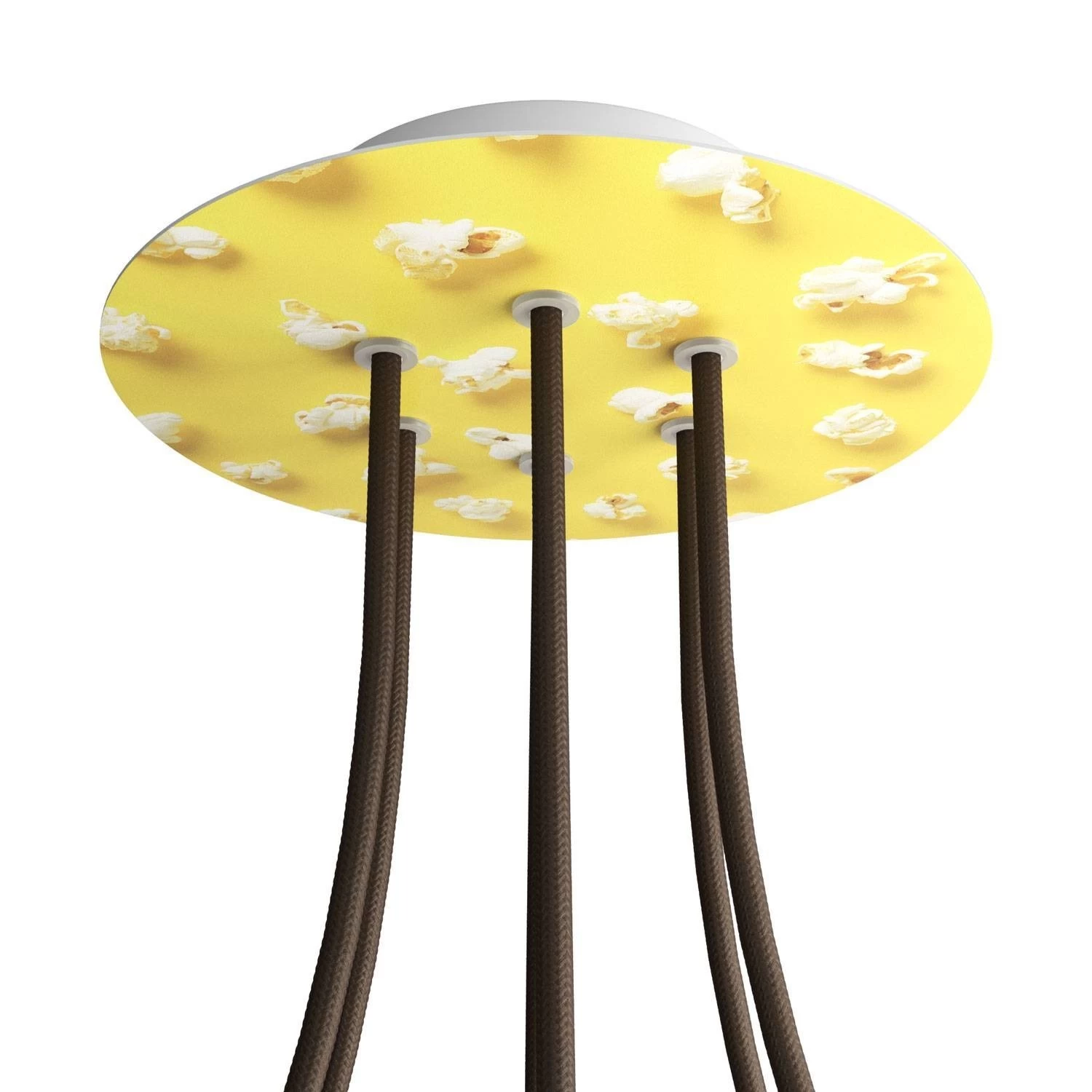 6 Holes - LARGE Round Ceiling Canopy Kit - Rose One System - PROMO - Pop-Corn