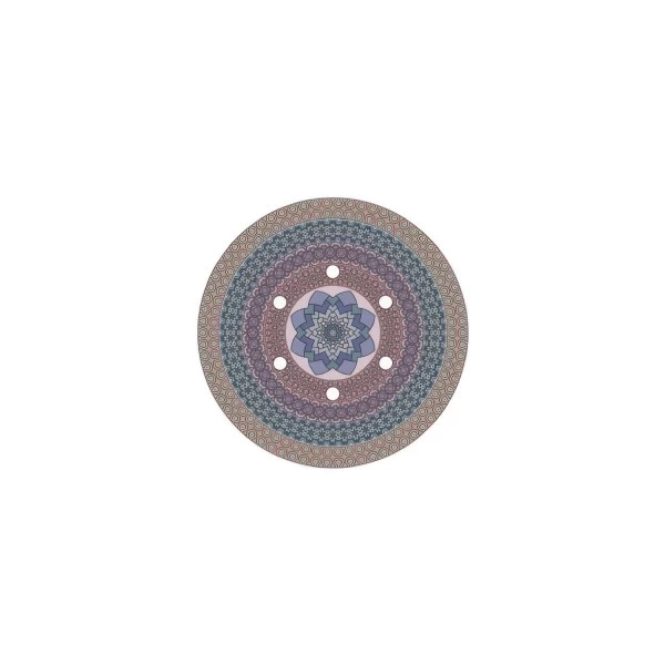 6 Holes - LARGE Round Ceiling Canopy Kit - Rose One System - PROMO