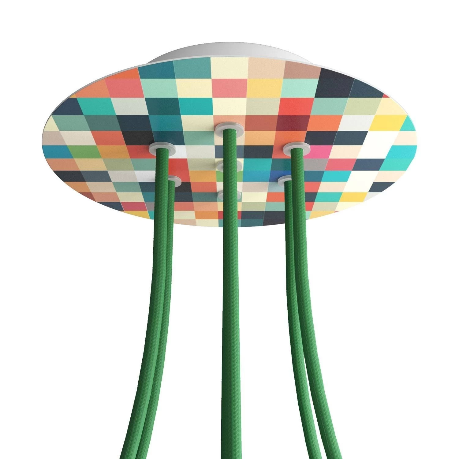 7 Holes - LARGE Round Ceiling Canopy Kit - Rose One System - PROMO - Palette