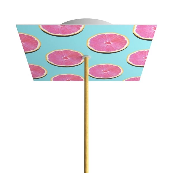 1 Hole - LARGE Square Ceiling Canopy Kit - Rose One System - PROMO