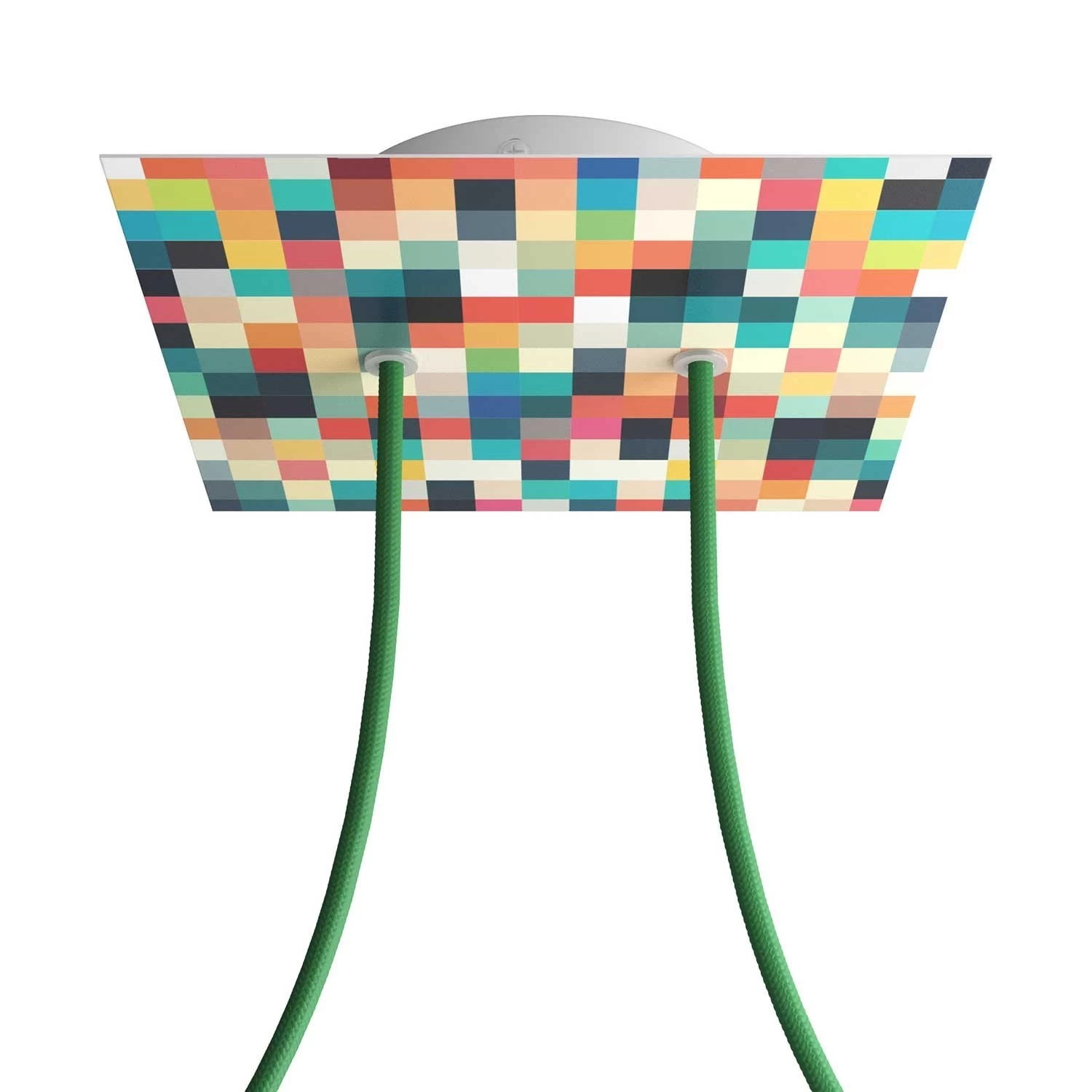 2 Holes - LARGE Square Ceiling Canopy Kit - Rose One System - PROMO - Palette