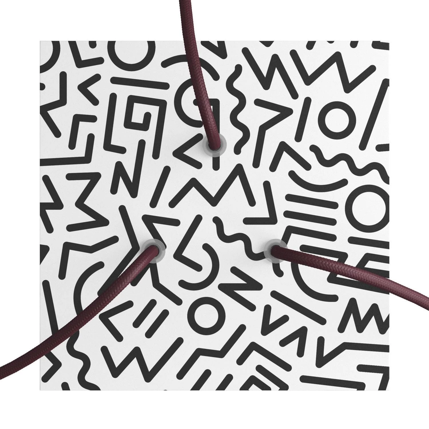 3 Holes - LARGE Square Ceiling Canopy Kit - Rose One System - PROMO