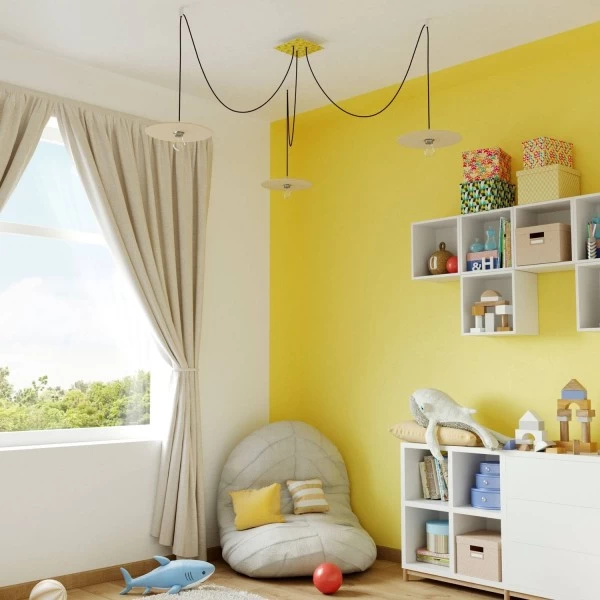 3 Holes - LARGE Square Ceiling Canopy Kit - Rose One System - PROMO