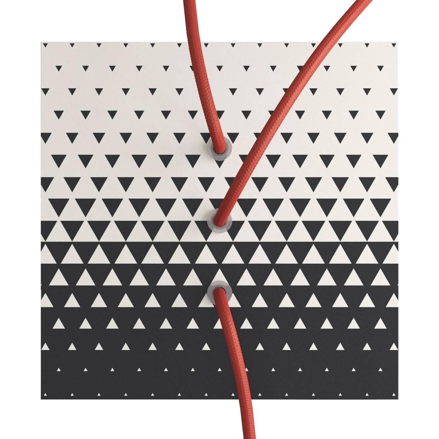 3 In-line Holes - LARGE Square Ceiling Canopy Kit - Rose One System - PROMO