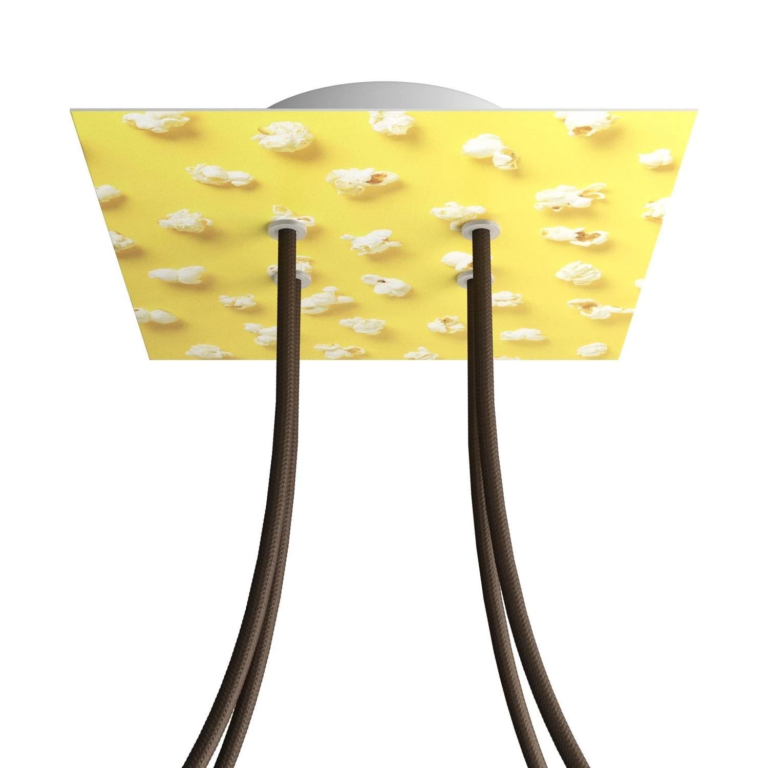 4 Holes - LARGE Square Ceiling Canopy Kit - Rose One System - PROMO - Pop-Corn