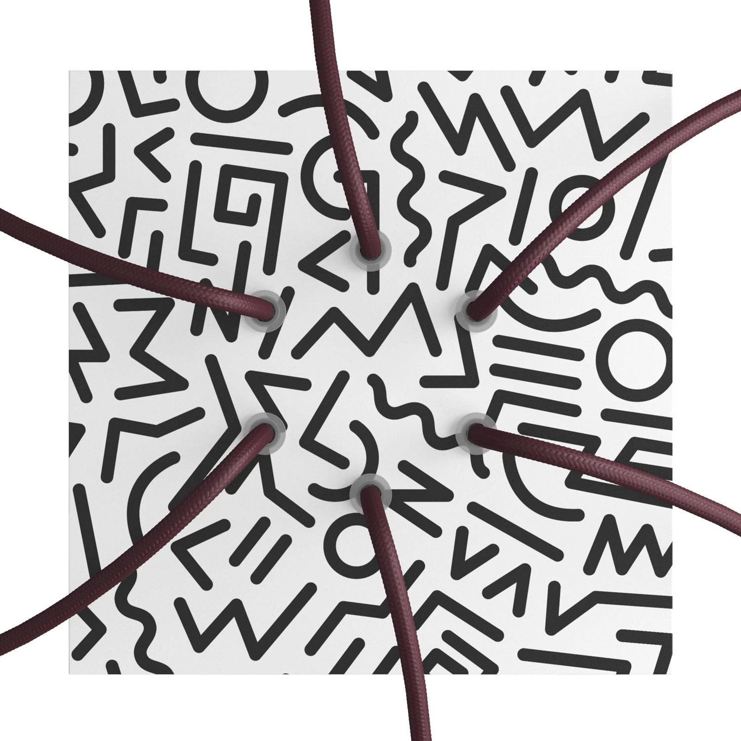 6 Holes - LARGE Square Ceiling Canopy Kit - Rose One System - PROMO