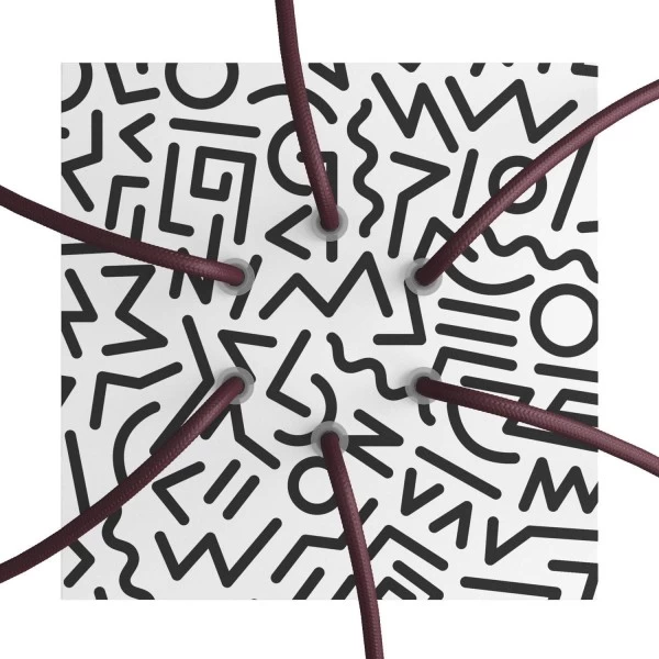 6 Holes - LARGE Square Ceiling Canopy Kit - Rose One System - PROMO