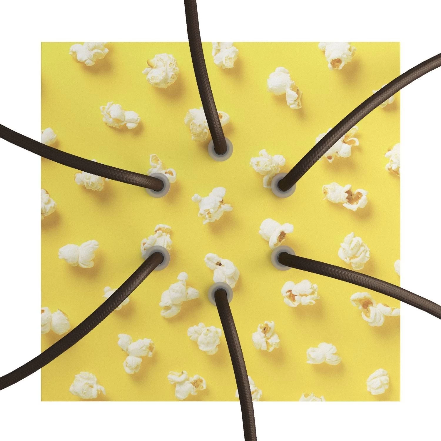 6 Holes - LARGE Square Ceiling Canopy Kit - Rose One System - PROMO