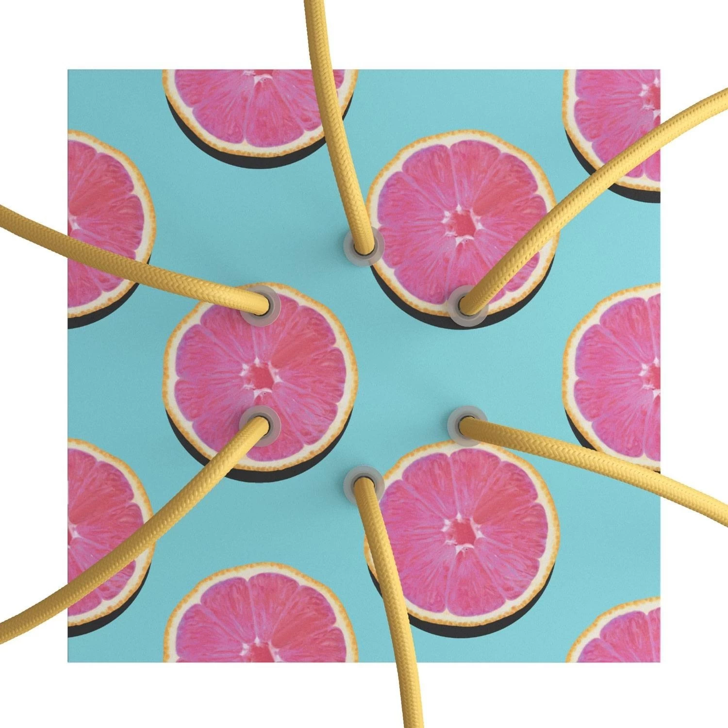 6 Holes - LARGE Square Ceiling Canopy Kit - Rose One System - PROMO