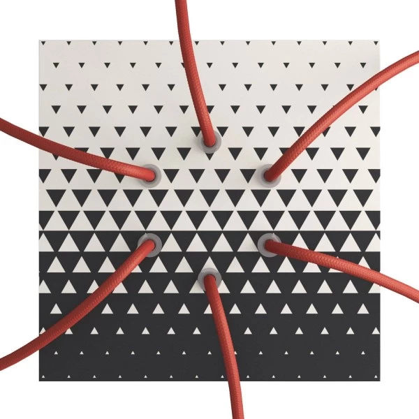 6 Holes - LARGE Square Ceiling Canopy Kit - Rose One System - PROMO