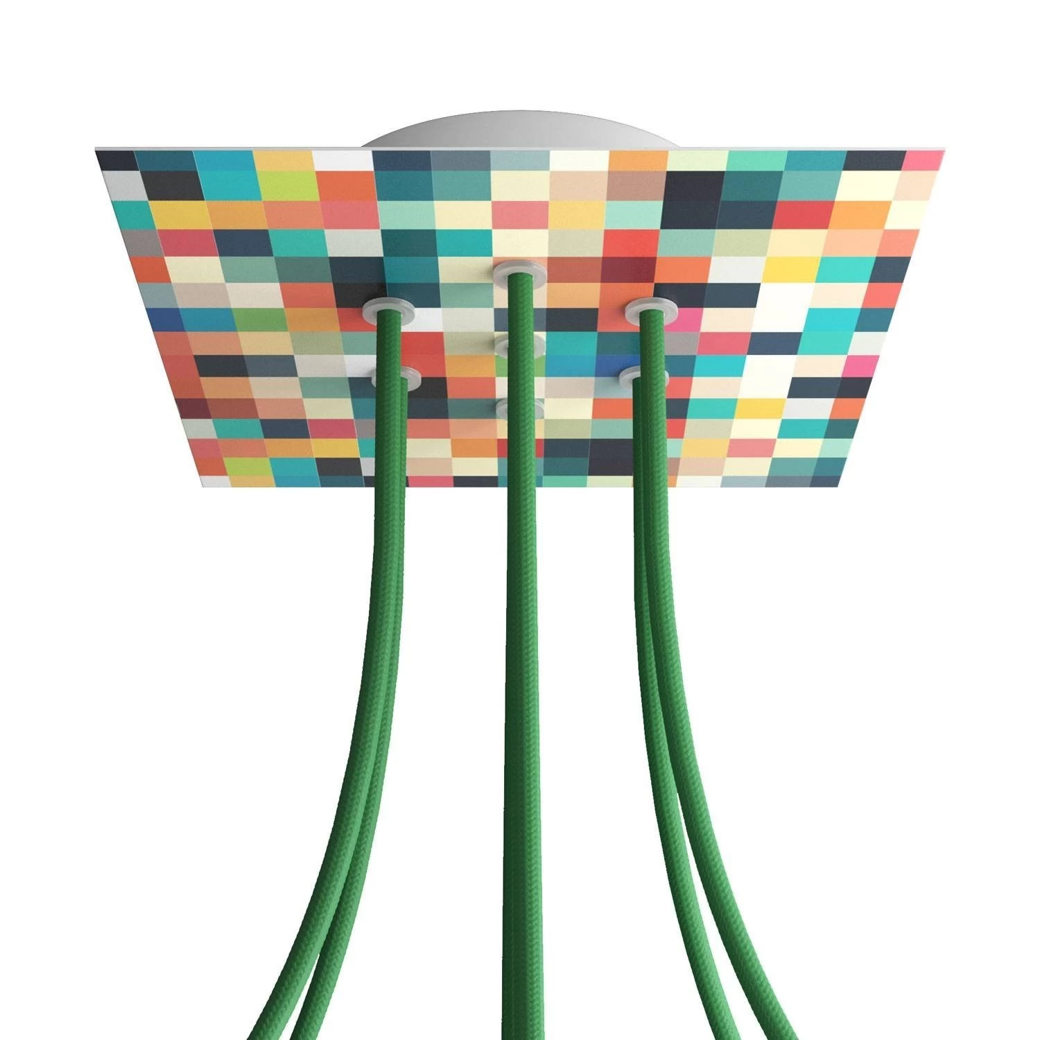 7 Holes - LARGE Square Ceiling Canopy Kit - Rose One System - PROMO - Palette