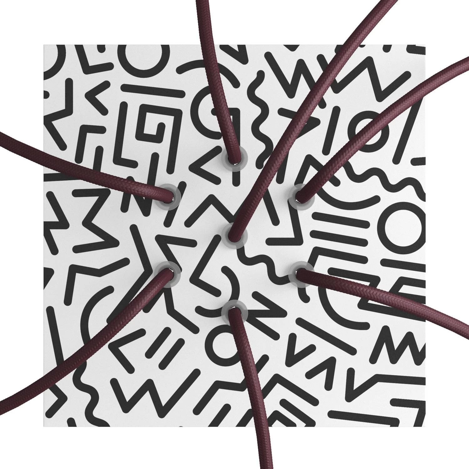 7 Holes - LARGE Square Ceiling Canopy Kit - Rose One System - PROMO