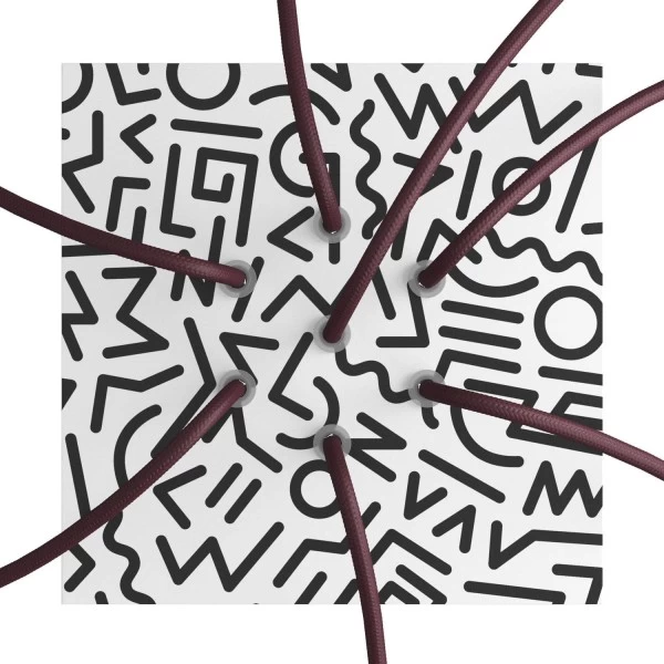 7 Holes - LARGE Square Ceiling Canopy Kit - Rose One System - PROMO