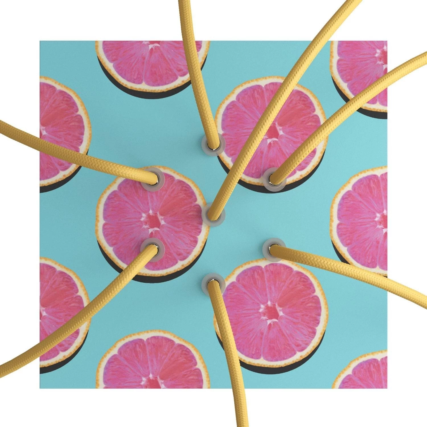 7 Holes - LARGE Square Ceiling Canopy Kit - Rose One System - PROMO