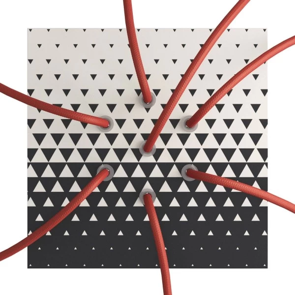 7 Holes - LARGE Square Ceiling Canopy Kit - Rose One System - PROMO