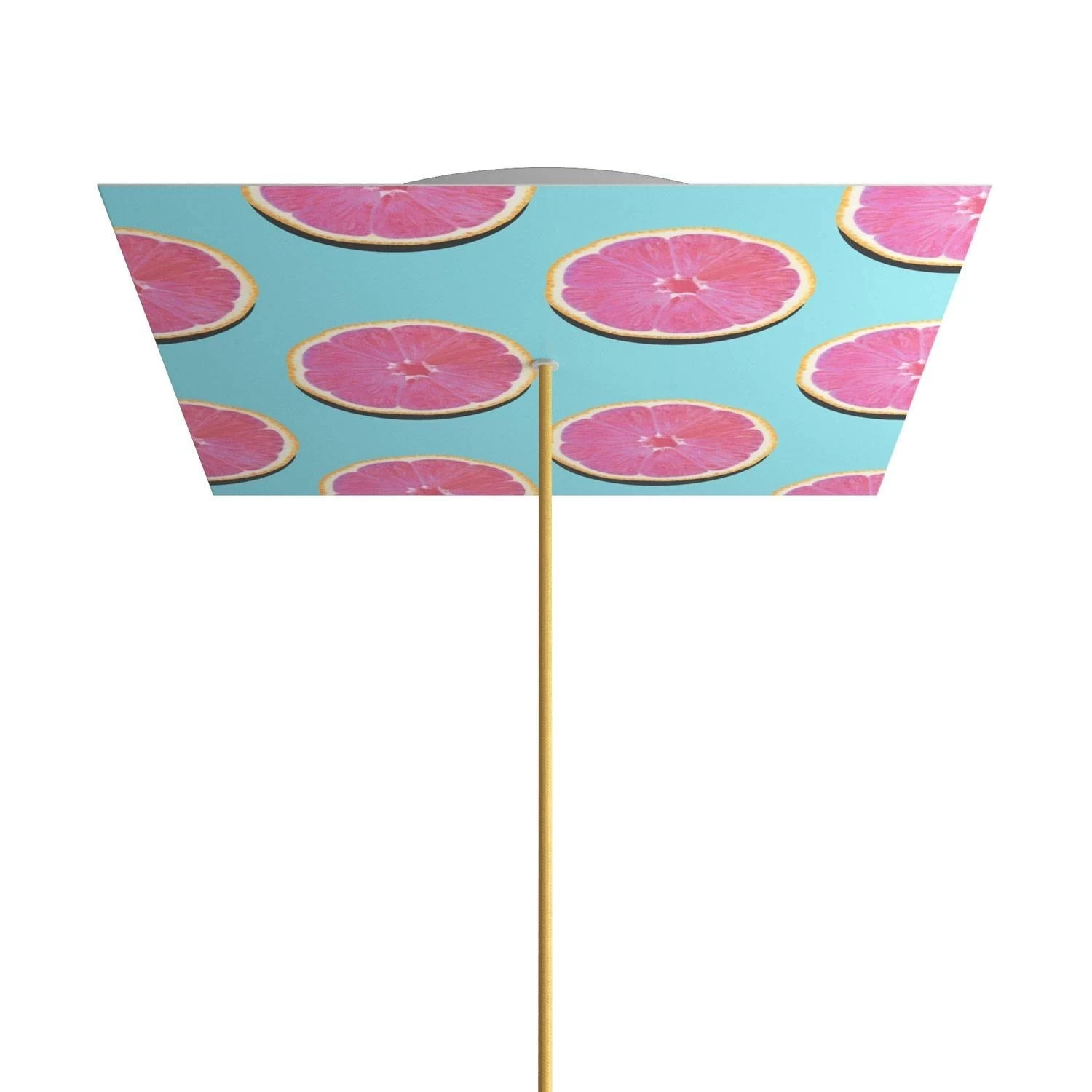 1 Hole - EXTRA LARGE Square Ceiling Canopy Kit - Rose One System - PROMO - Orange