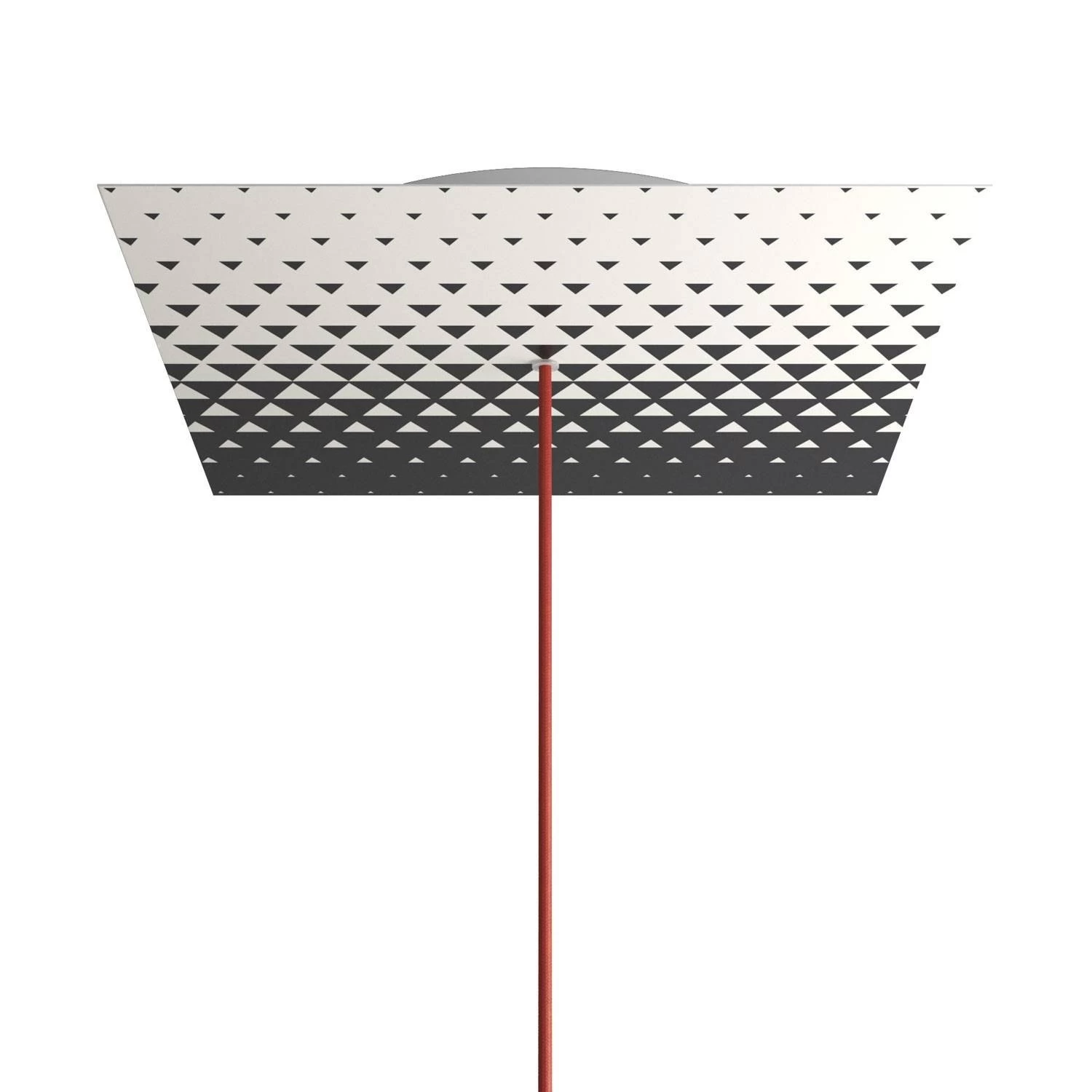 1 Hole - EXTRA LARGE Square Ceiling Canopy Kit - Rose One System - PROMO - Triangle