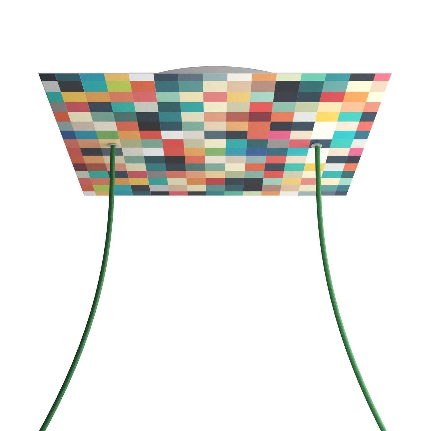 2 Holes - EXTRA LARGE Square Ceiling Canopy Kit - Rose One System - PROMO - Palette