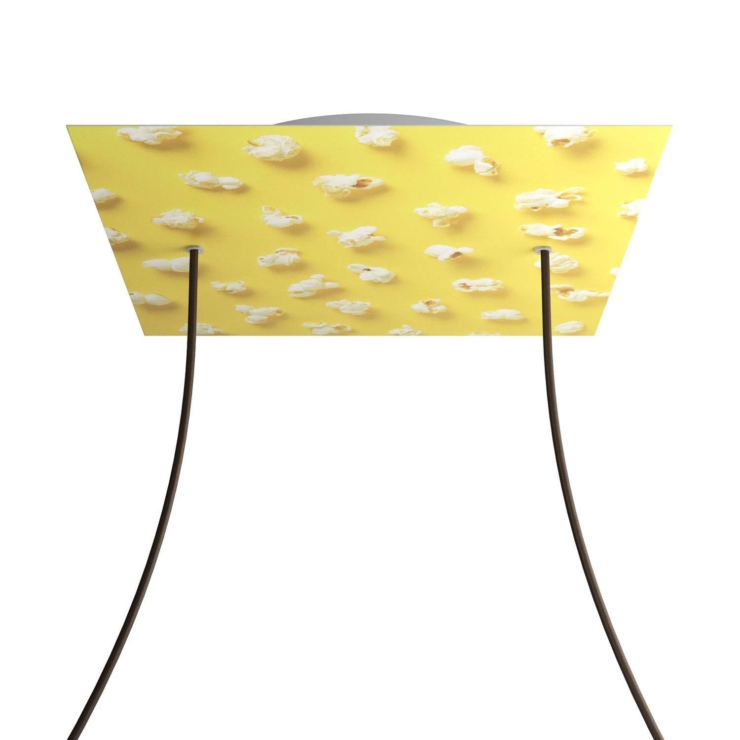 2 Holes - EXTRA LARGE Square Ceiling Canopy Kit - Rose One System - PROMO - Pop-Corn