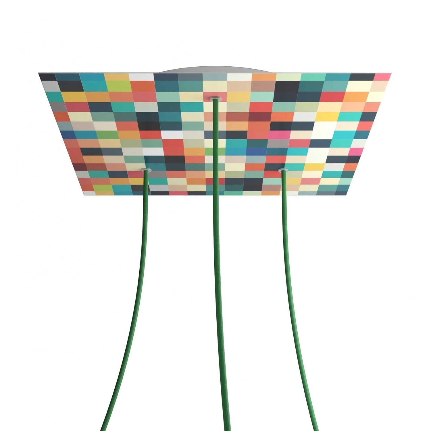 3 Holes - EXTRA LARGE Square Ceiling Canopy Kit - Rose One System - PROMO - Palette