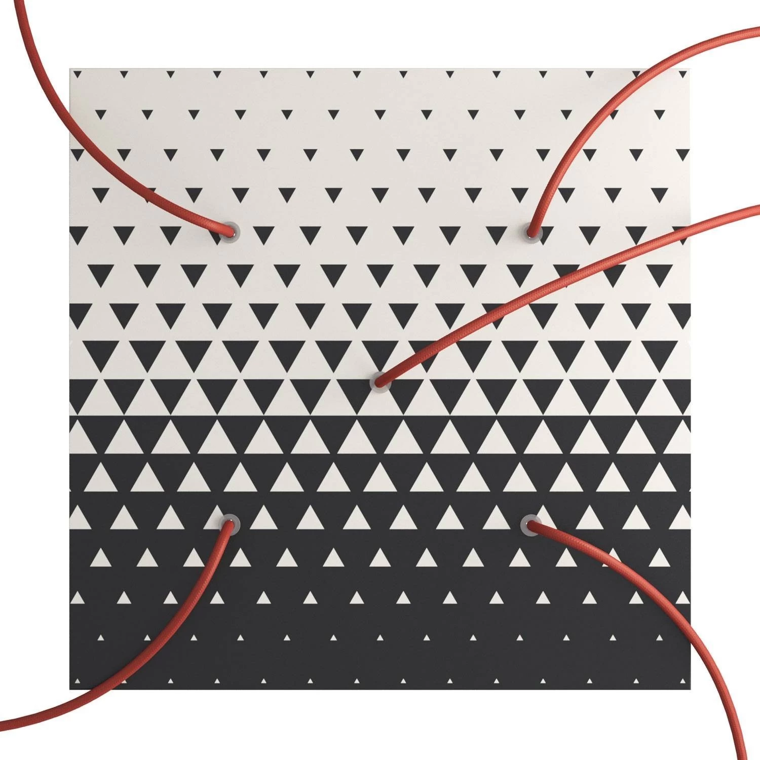 5 Holes - EXTRA LARGE Square Ceiling Canopy Kit - Rose One System - PROMO