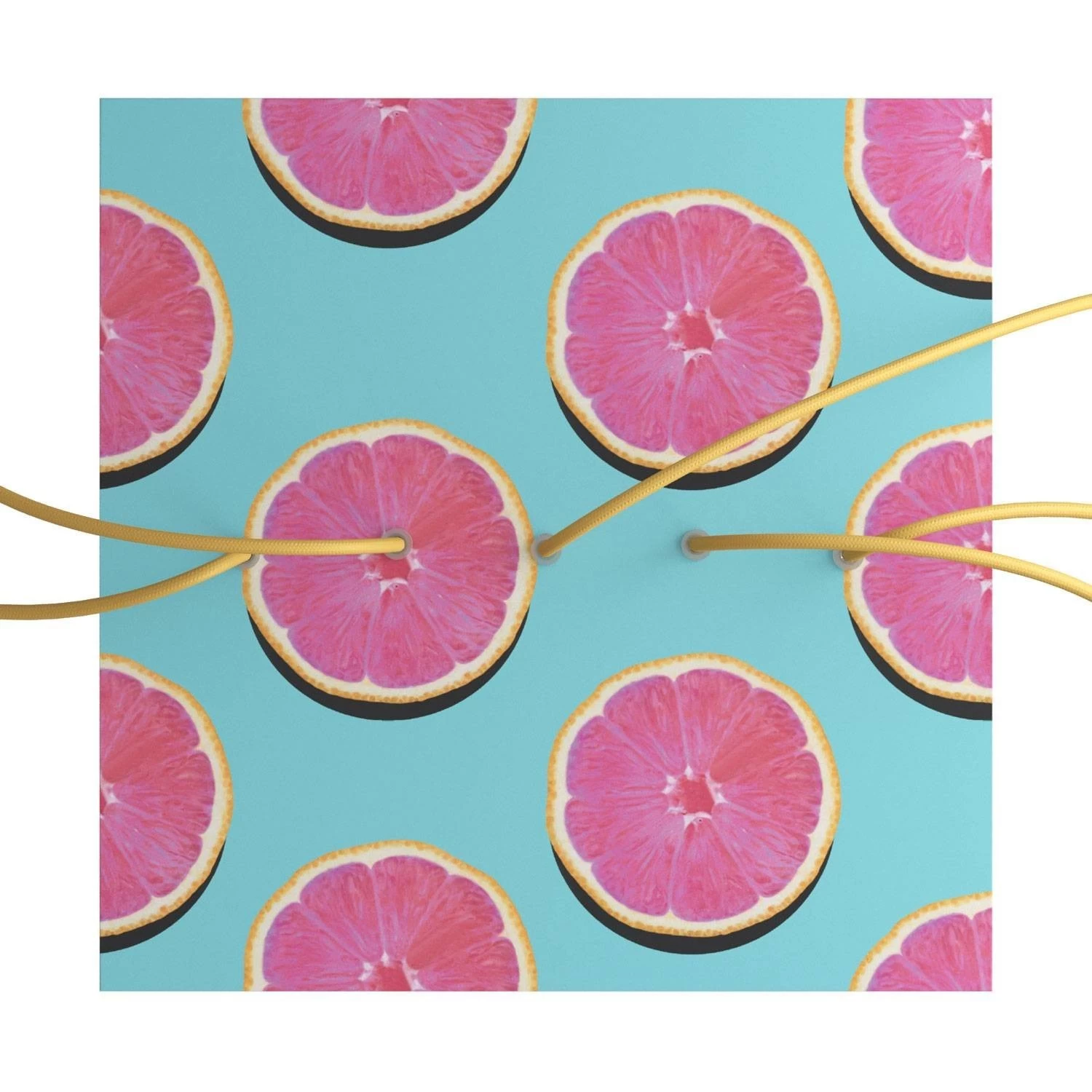 5 In-line Holes - EXTRA LARGE Square Ceiling Canopy Kit - Rose One System - PROMO